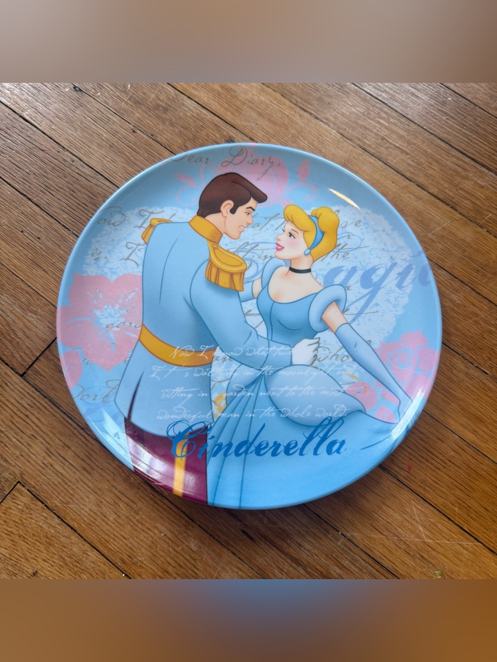 Vintage Disney Cinderella melamine children’s plate
